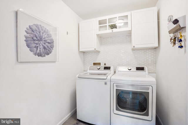 1399 Old Quincy Ln, Reston, VA 20194 - washroom featuring cabinet space and washer and dryer