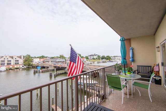 304 Academy St Unit 202, Cambridge, MD 21613 - balcony with a water view