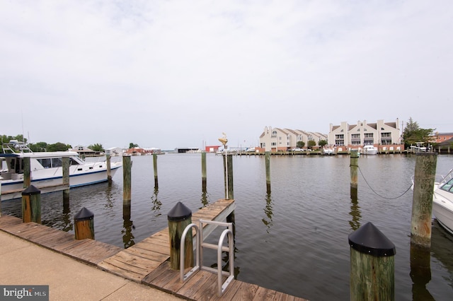 304 Academy St Unit 202, Cambridge, MD 21613 - dock area with a water view and a residential view