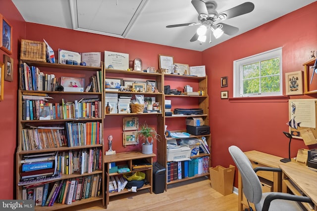 12 Pamela Ct, Jackson, NJ 08527 - office space featuring wood finished floors and a ceiling fan