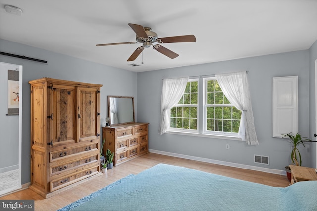 12 Pamela Ct, Jackson, NJ 08527 - bedroom with baseboards, light wood-style flooring, and a ceiling fan
