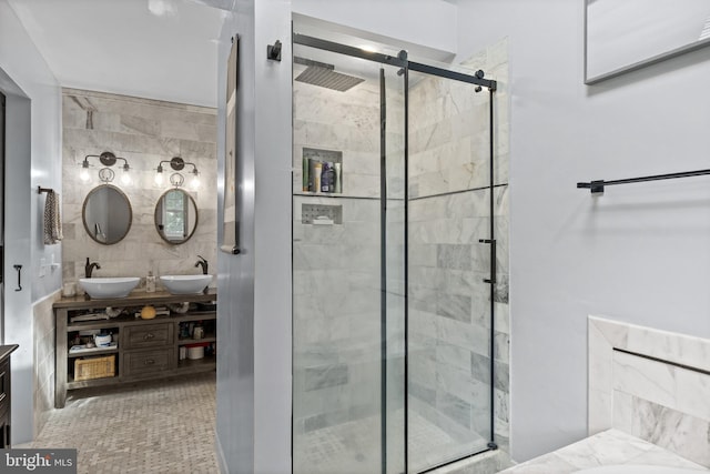 12 Pamela Ct, Jackson, NJ 08527 - bathroom featuring double vanity, a shower stall, and a bathtub