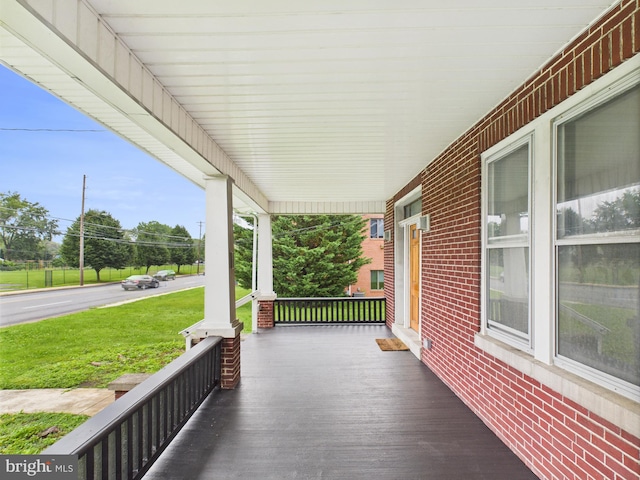 3437 Market St, Camp Hill, PA 17011 - wooden porch with a lawn