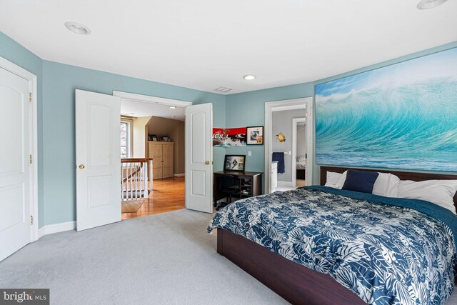 1214 Hunt Seat Dr, Lower Gwynedd, PA 19002 - bedroom featuring carpet floors and recessed lighting