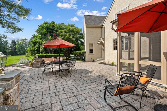 1214 Hunt Seat Dr, Lower Gwynedd, PA 19002 - view of patio with outdoor dining space