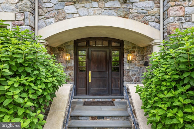 1214 Hunt Seat Dr, Lower Gwynedd, PA 19002 - property entrance with stone siding