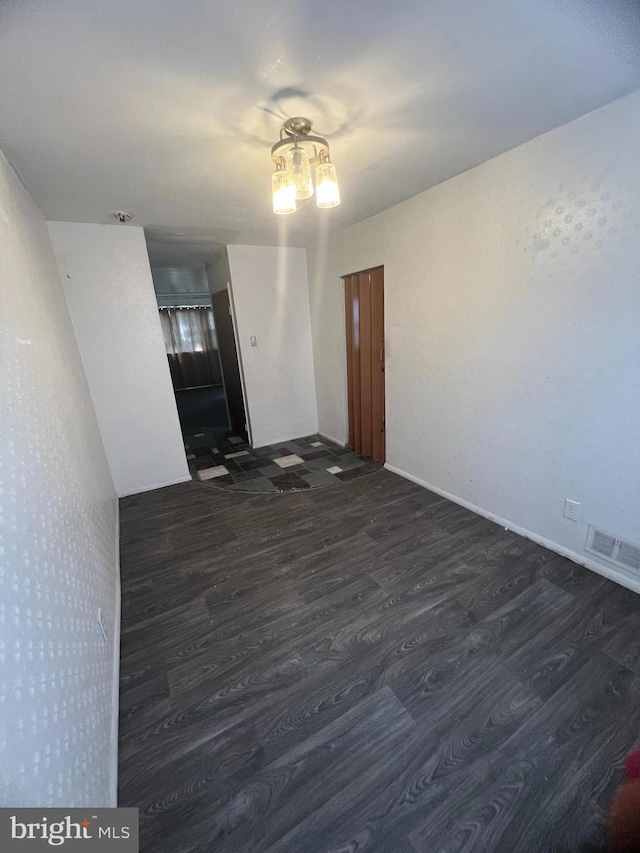 1206 Lakeshore Dr, Camden, NJ 08104 - spare room with dark wood-style flooring and baseboards