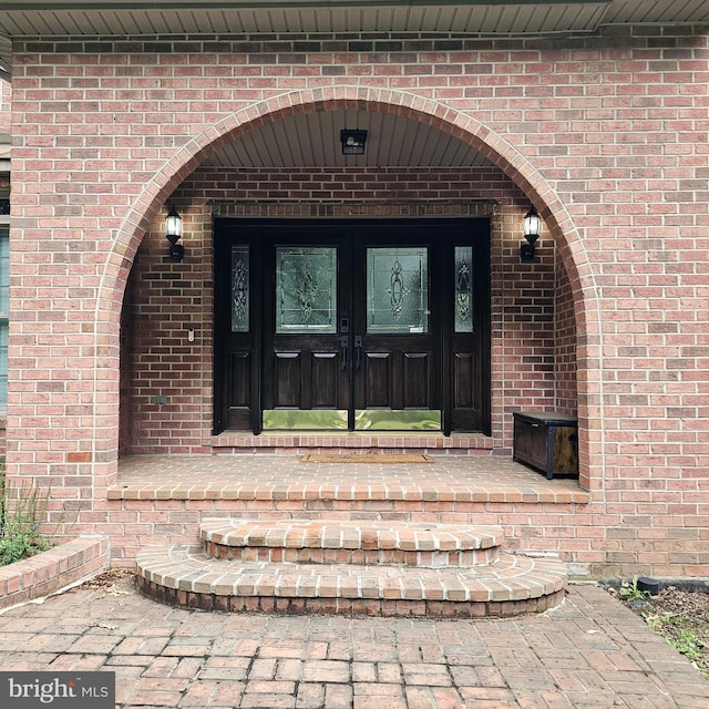 681 Hillcrest Dr, New Creek, WV 26743 - view of exterior entry with french doors