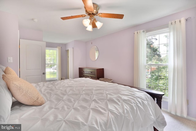 6212 Centaurus Ct, Burke, VA 22015 - bedroom with a ceiling fan