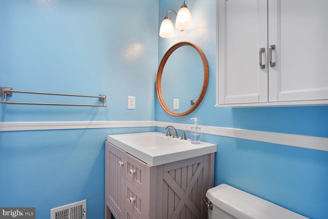 6212 Centaurus Ct, Burke, VA 22015 - half bathroom with toilet and vanity