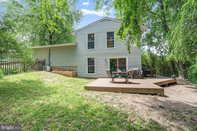 6212 Centaurus Ct, Burke, VA 22015 - back of house featuring a deck