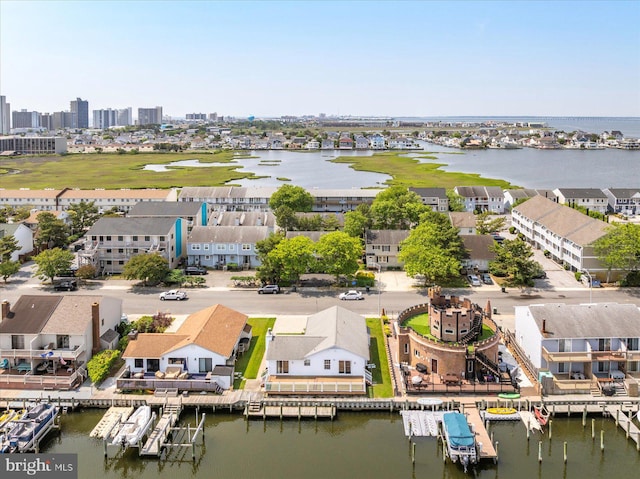 156 Captains Quarters Rd, Ocean City, MD 21842 - aerial view of residential area featuring a large body of water