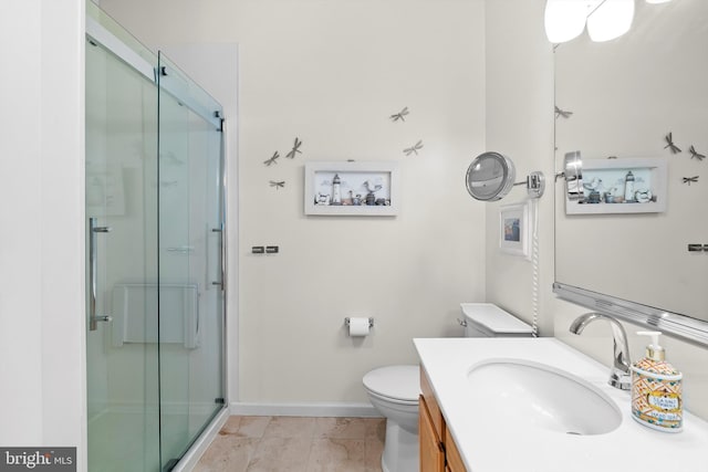 128 Rowan Ct, Manahawkin, NJ 08050 - full bathroom with a stall shower and vanity