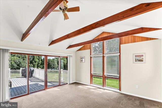16 Judith Ln, Thornton, PA 19373 - unfurnished living room with carpet flooring and ceiling fan