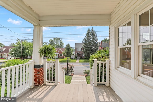 1029 Pennsylvania Ave, Hagerstown, MD 21742 - porch with a residential view