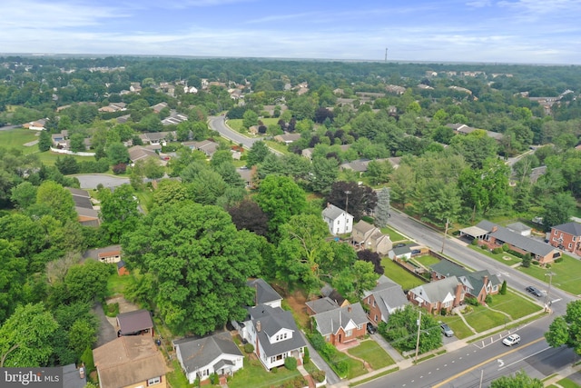 1029 Pennsylvania Ave, Hagerstown, MD 21742 - aerial view of property and surrounding area with nearby suburban area