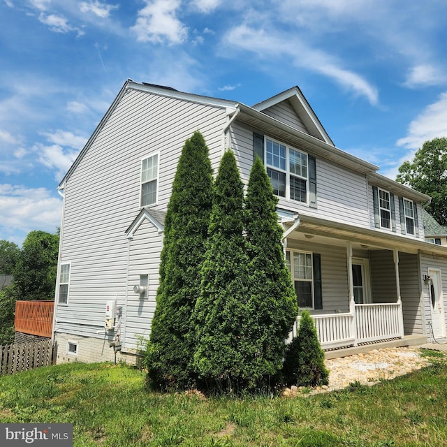 2264 Rolling Meadows St, Waldorf, MD 20601 - view of side of property with covered porch