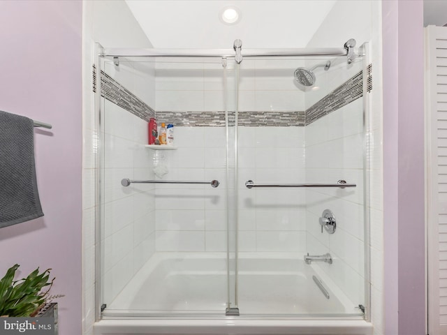 15809 Mount Everest Ln, Silver Spring, MD 20906 - bathroom featuring bath / shower combo with glass door