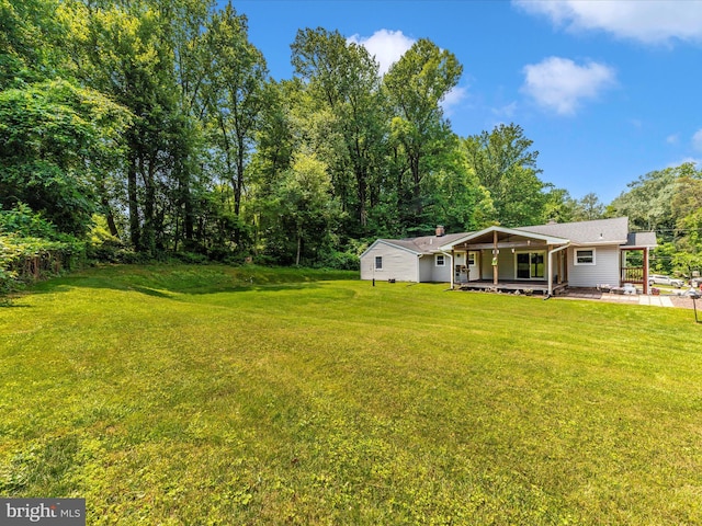 15809 Mount Everest Ln, Silver Spring, MD 20906 - view of grassy yard with a patio area