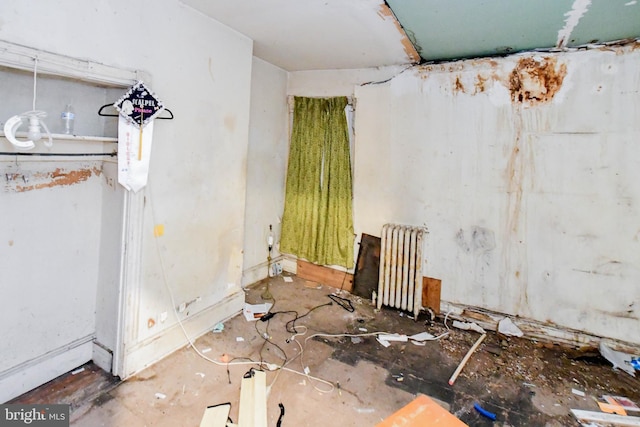 44 Q St NE, Washington, DC 20002 - empty room featuring radiator heating unit
