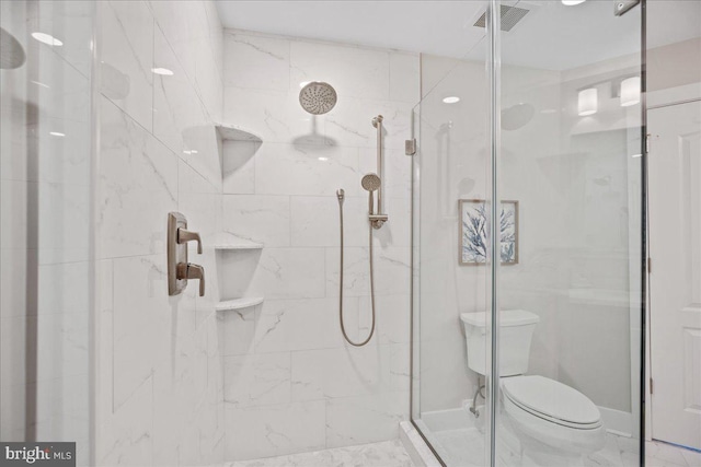 931 Oyster Bay Pl, Solomons, MD 20688 - bathroom with a shower stall and marble finish floors