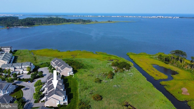 38336 Ocean Vista Dr Unit 1098, Selbyville, DE 19975 - aerial view of residential area featuring a large body of water