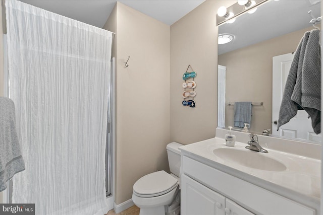 38336 Ocean Vista Dr Unit 1098, Selbyville, DE 19975 - bathroom with vanity and a shower with shower curtain
