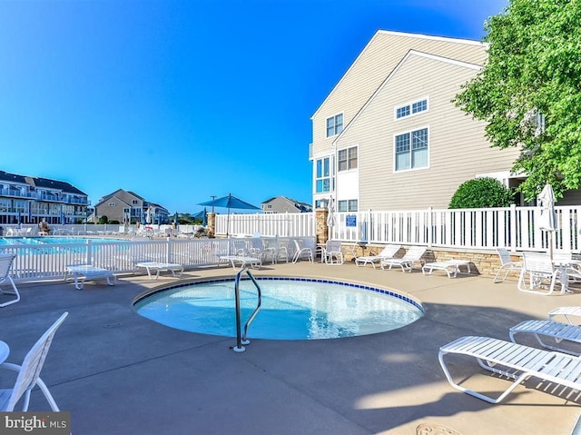 38336 Ocean Vista Dr Unit 1098, Selbyville, DE 19975 - community pool featuring a patio area
