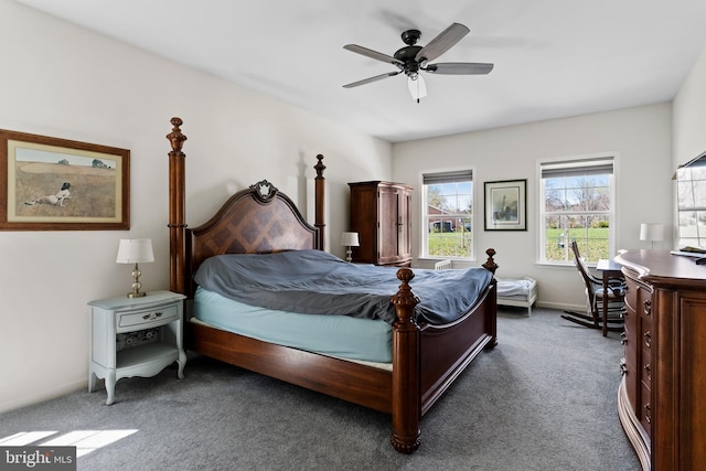 20 Barnhart Cir, Mechanicsburg, PA 17050 - bedroom featuring carpet flooring, baseboards, and a ceiling fan