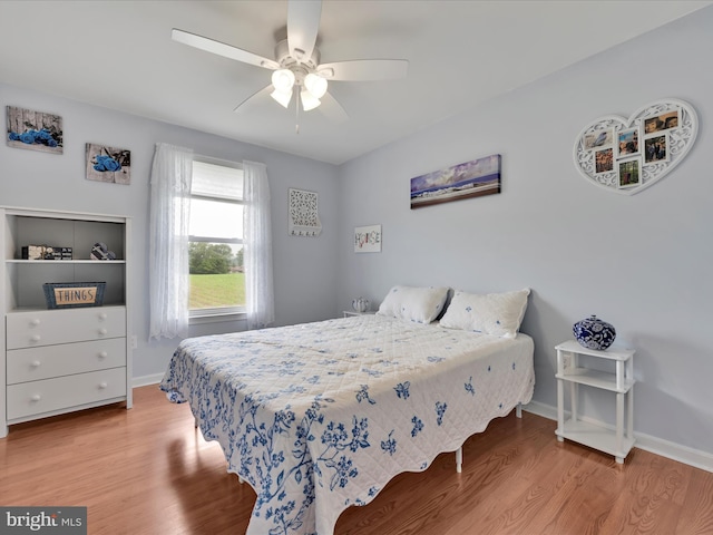 2 Marsha Dr, Cressona, PA 17929 - bedroom with wood finished floors and ceiling fan