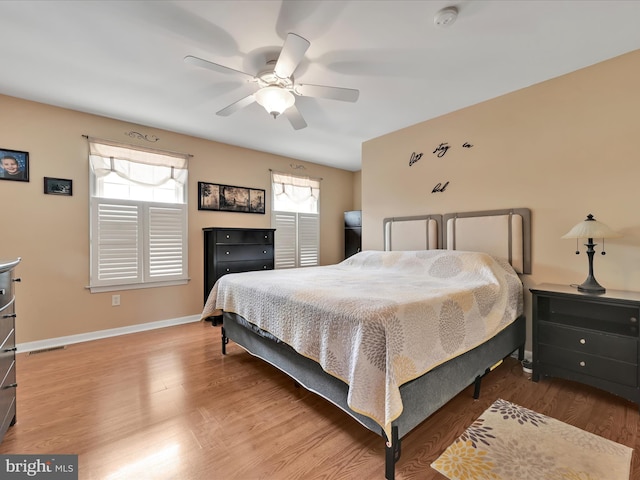 2 Marsha Dr, Cressona, PA 17929 - bedroom with wood finished floors and ceiling fan