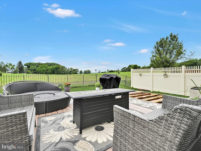 2 Marsha Dr, Cressona, PA 17929 - wooden deck featuring a fenced backyard, grilling area, and an outdoor living space