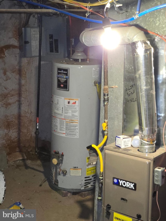 2513 W Sergeant St, Philadelphia, PA 19132 - utility room with gas water heater
