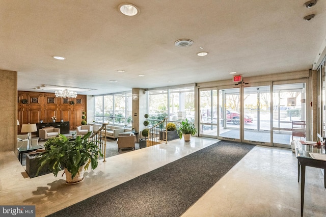 1900 Lyttonsville Rd Unit 818, Silver Spring, MD 20910 - community lobby featuring recessed lighting