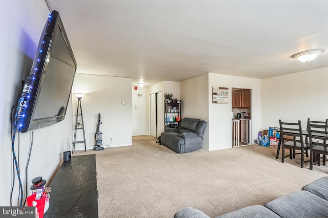 1900 Lyttonsville Rd Unit 818, Silver Spring, MD 20910 - living room featuring carpet flooring
