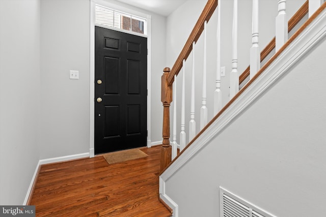 42806 Longworth Ter, Chantilly, VA 20152 - foyer with stairs and wood finished floors