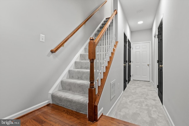 42806 Longworth Ter, Chantilly, VA 20152 - stairway featuring baseboards and recessed lighting