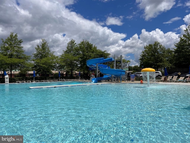 42806 Longworth Ter, Chantilly, VA 20152 - community pool featuring a water slide