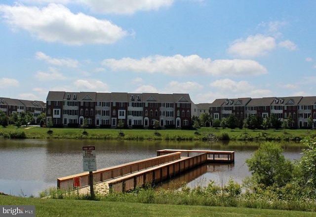 42806 Longworth Ter, Chantilly, VA 20152 - dock area with a water view and a residential view