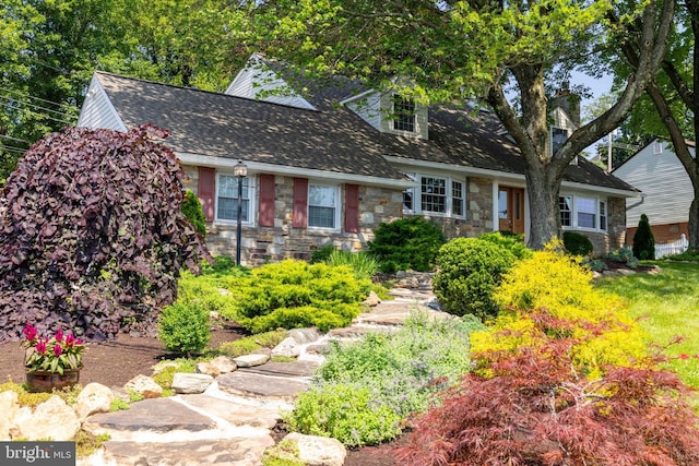 1540 Davidson Rd, Abington, PA 19001 - cape cod house featuring stone siding and roof with shingles