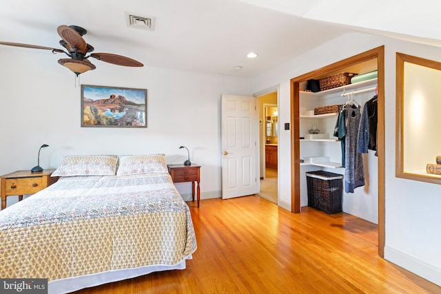 1540 Davidson Rd, Abington, PA 19001 - bedroom featuring wood finished floors, recessed lighting, and a closet