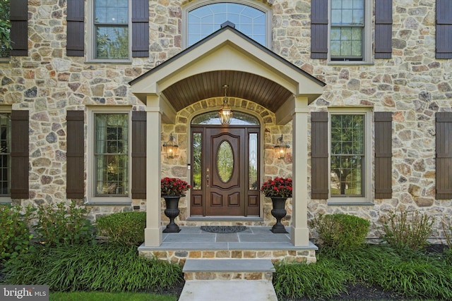 2573 Muirfield Way, Lansdale, PA 19446 - view of exterior entry featuring stone siding