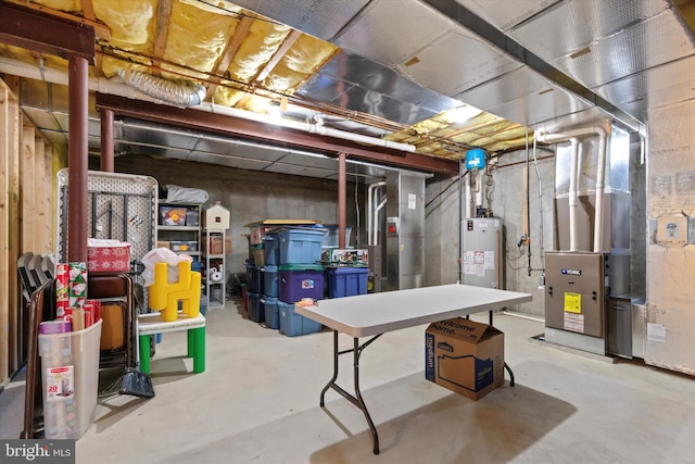 2573 Muirfield Way, Lansdale, PA 19446 - unfinished below grade area featuring gas water heater and heating unit