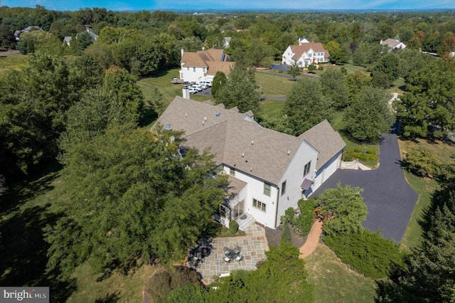 2573 Muirfield Way, Lansdale, PA 19446 - view from above of property with a forest