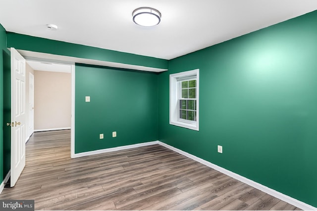 244 Marsden Heights Rd, Linden, VA 22642 - empty room featuring wood finished floors, baseboards, and a smoke detector