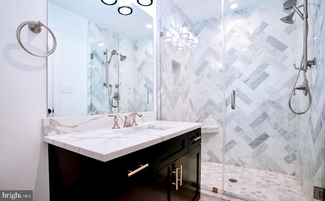 1823 Kalorama Rd NW, Washington, DC 20009 - full bathroom with vanity and a shower stall