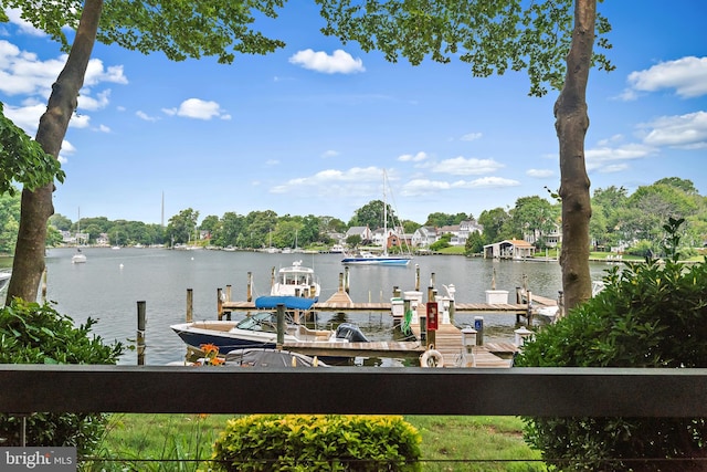 16 Spa Creek Lndg, Annapolis, MD 21403 - dock area featuring a water view