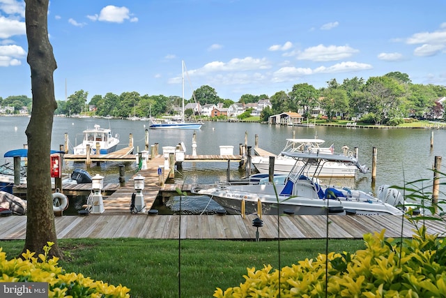16 Spa Creek Lndg, Annapolis, MD 21403 - dock featuring a water view