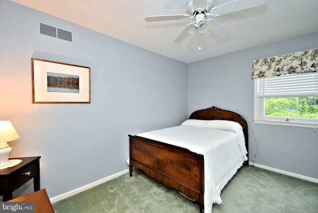 403 Grenoble Dr, Sellersville, PA 18960 - carpeted bedroom featuring baseboards and a ceiling fan