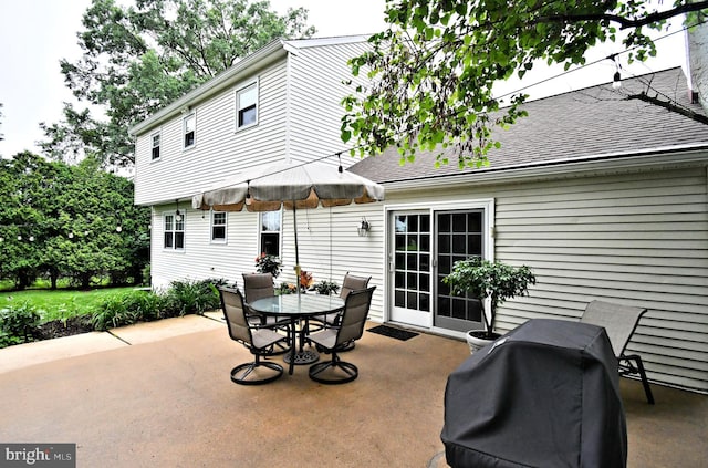 403 Grenoble Dr, Sellersville, PA 18960 - view of patio featuring grilling area and outdoor dining area